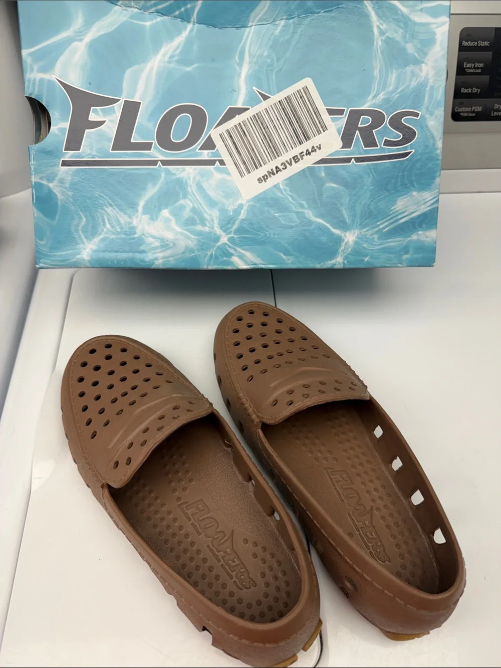 Floaters Kids Brown Slip-On Water Shoes